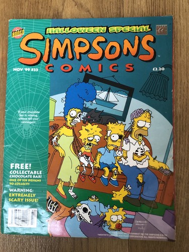 Simpsons comics halloween - simpsons,