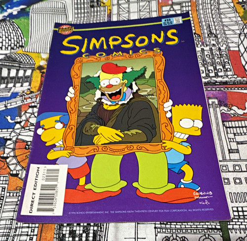 Simpsons comics bongo - comics, 1996