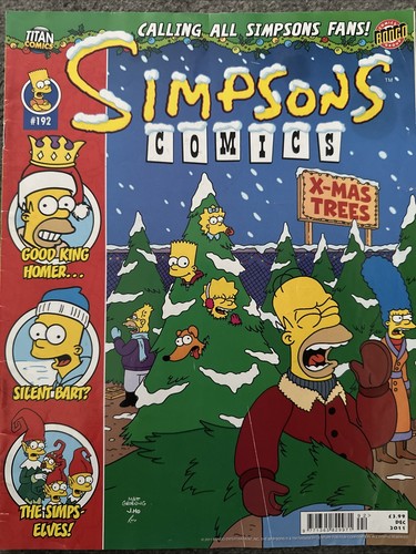 Simpsons comics issue - comics, #192