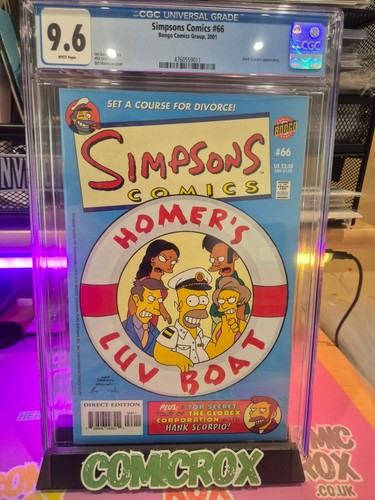 Simpsons cgc 6 2001 - cgc,