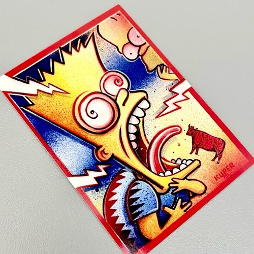 The simpsons rare art trading - rare,