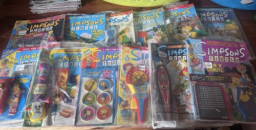 Simpsons comics with - comics, toys