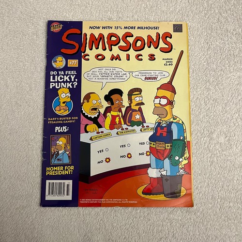 Simpsons comics issue 77 - simpsons, #77