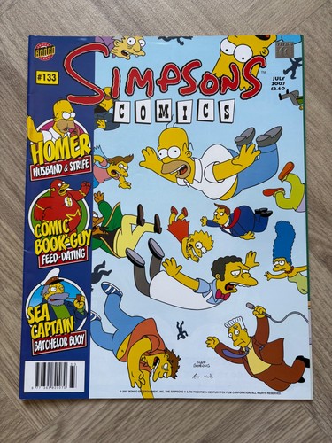 The simpsons comics issue - comics, uk
