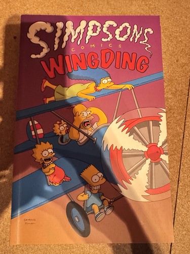 Simpsons comics wing ding - simpsons,