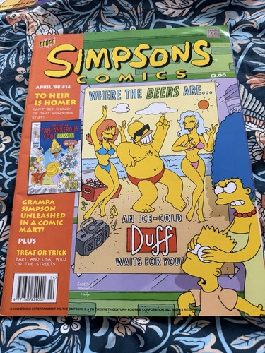 Simpsons comics april - simpsons, 1998