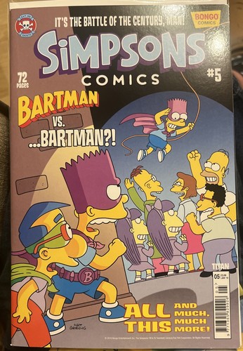 The simpsons comics bongo - comics,