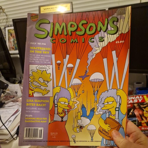 Simpsons comics july - comics, 1998