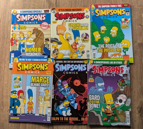 Simpsons comics bundle - comics, x6