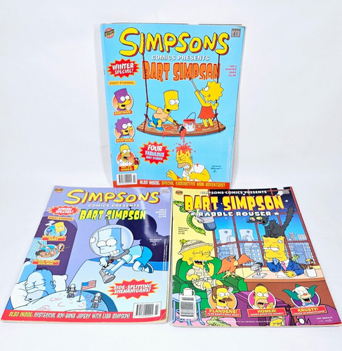 Bart simpson comics bundle - simpson, x3
