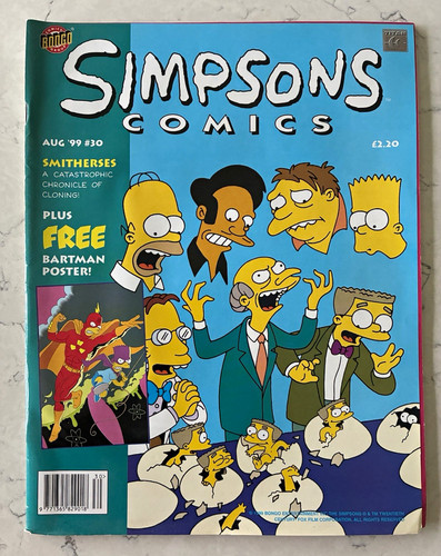 Bongo simpsons comics aug - bongo,