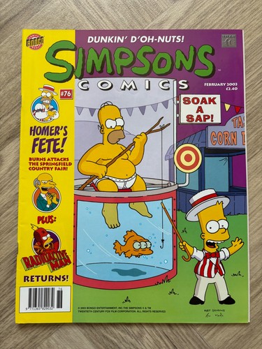 The simpsons comics issue - uk,