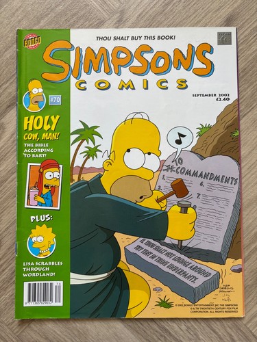 The simpsons comics issue - simpsons, uk