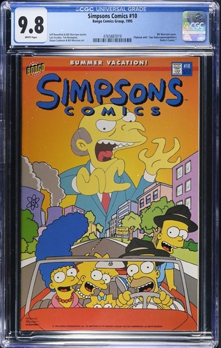 Simpsons comics cgc - comics, 9.8