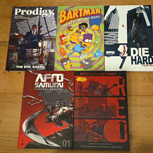 Titan books graphic - books, novel