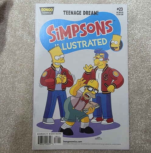 Simpsons illustrated bongo - illustrated,