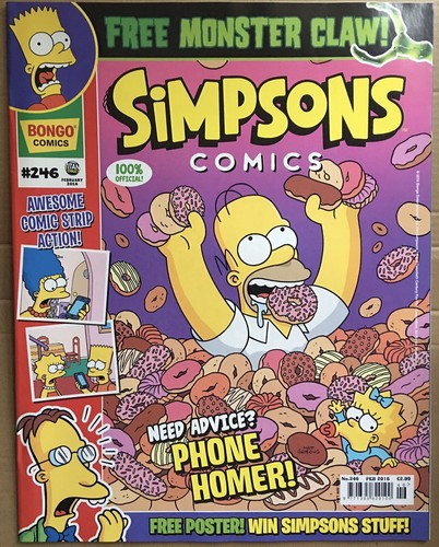 Simpsons 246 bongo comics - simpsons,