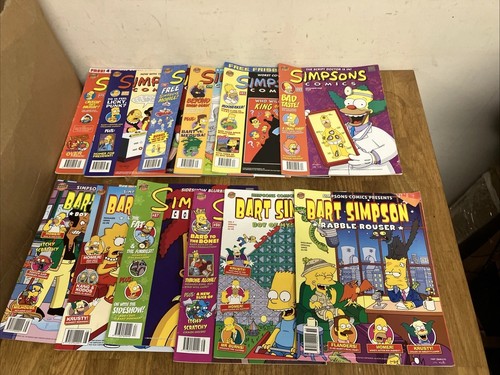 Simpsons comics book bundle - simpsons,