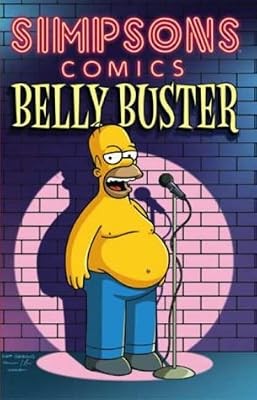 Simpsons comics belly - simpsons, buster