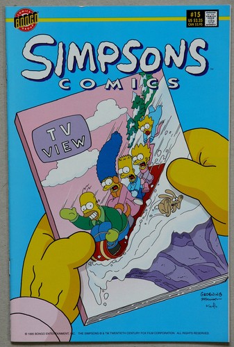 Simpsons comics flip book - comics, #15