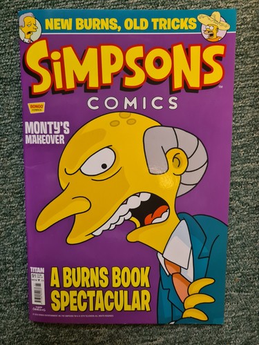 Simpsons comic november 2025 - simpsons,