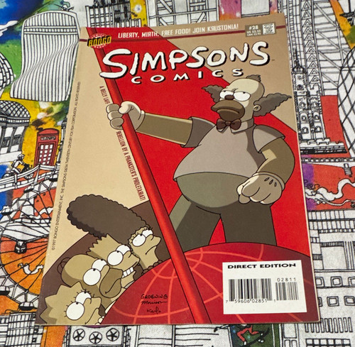 Simpsons comics bongo - simpsons,