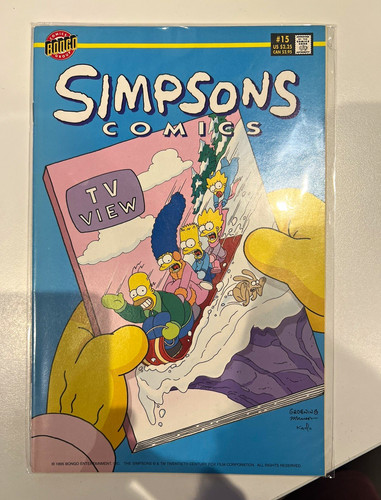 Simpsons comics tv view - comics,