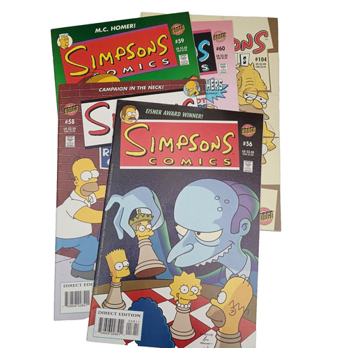 Simpsons comics bundle - bundle, x5