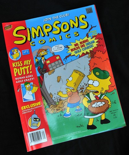Simpsons comics oct - no.,