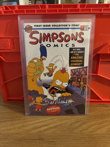 Simpsons comics signed by - comics,